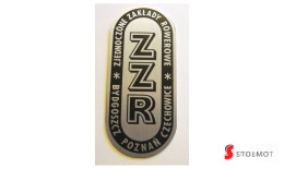 KOMAR MR 232 TABLICZKA ZNAMIONOWA LOGO