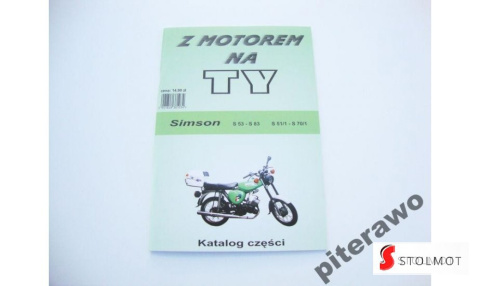 KSIĄŻKA KATALOG CZĘŚCI SIMSON S51 / S53