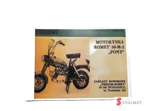 INSTRUKCJA MOTORYNKA PONY